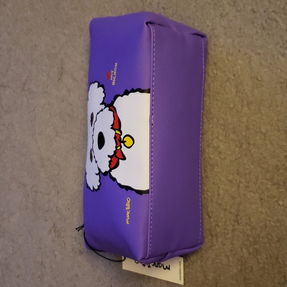 Marc Tetro Love My Bichon Dog Zipper Pouch - Picture 3 of 5